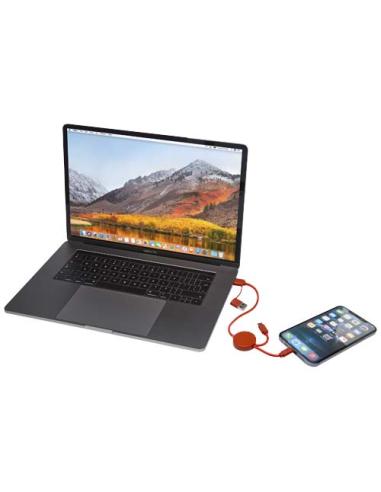 Cable 5 en 1 de plástico reciclado de 30 cm para sincronización de datos y carga rápida de 27 W N23724421