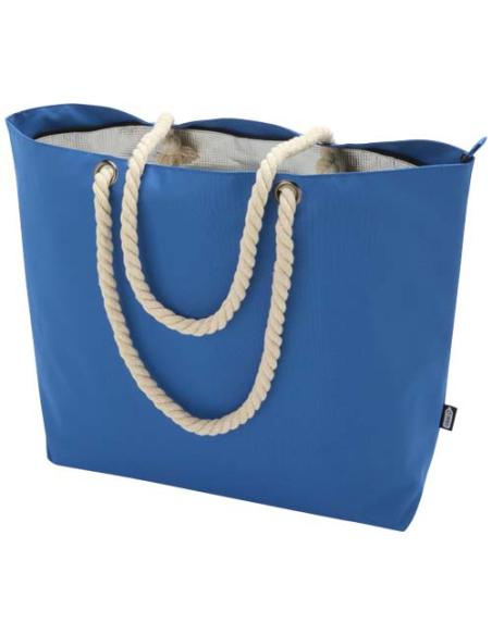 Bolsa de playa refrigeradora de material reciclado GRS con asas de cuerda 23L N35970031