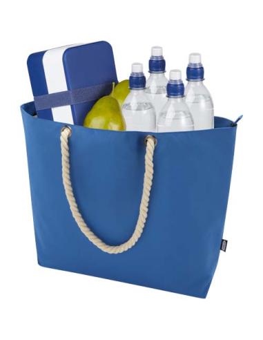 Bolsa de playa refrigeradora de material reciclado GRS con asas de cuerda 23L N35970031
