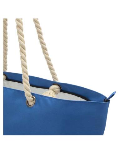 Bolsa de playa refrigeradora de material reciclado GRS con asas de cuerda 23L N35970031