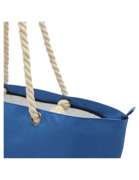 Bolsa de playa refrigeradora de material reciclado GRS con asas de cuerda 23L N35970031