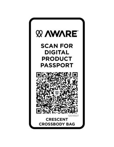 Bolso cruzado de material reciclado Aware™ de 500 g/m² N70547021