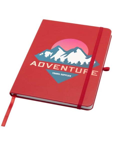 Libreta de tapa dura A5 de material reciclado con páginas rayadas N12310601