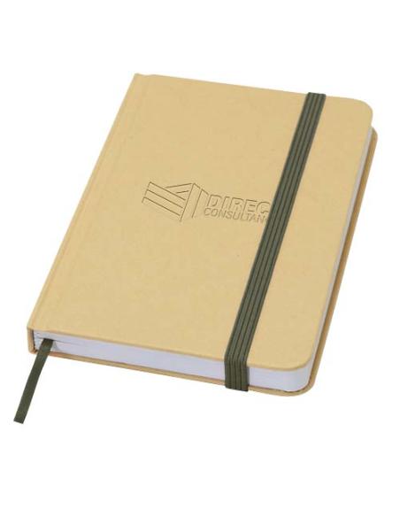 Libreta de tapa dura A6 de material reciclado con páginas lisas N46220601