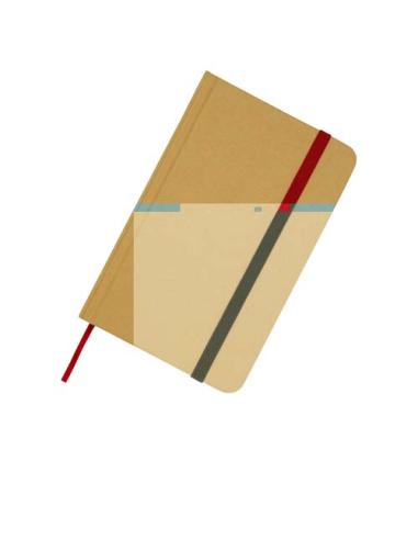 Libreta de tapa dura A6 de material reciclado con páginas lisas N46220601