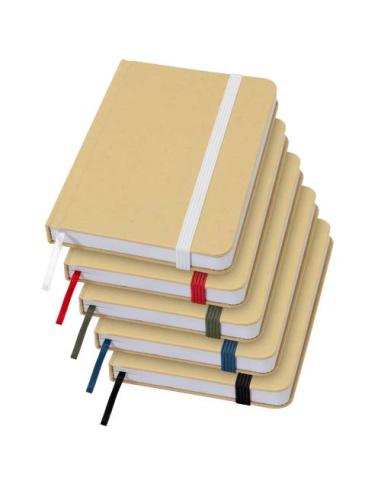 Libreta de tapa dura A6 de material reciclado con páginas lisas N46220601