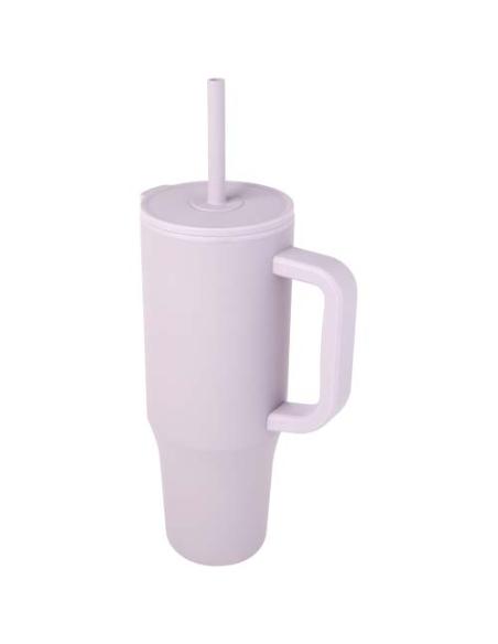 Vaso con aislamiento de 900 ml con certificado RCS y pajita de silicona N53768001