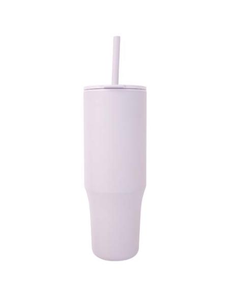 Vaso con aislamiento de 900 ml con certificado RCS y pajita de silicona N53768001