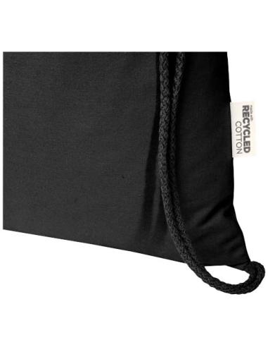 Bolsa de 5 L con cordón de algodón reciclado de 140 g/m² con certificado GRS N09167021