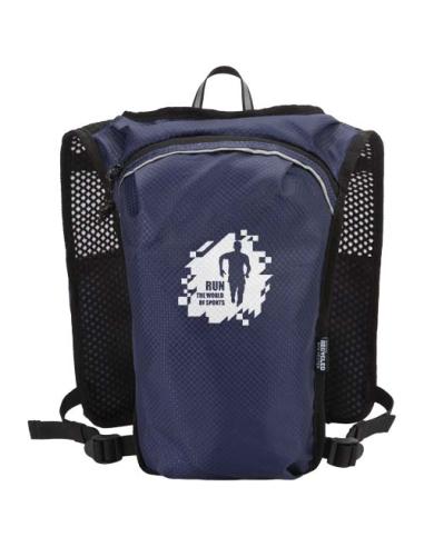 Chaleco de running de material reciclado con certificado GRS y mochila de hidratación de 5 L N55890031