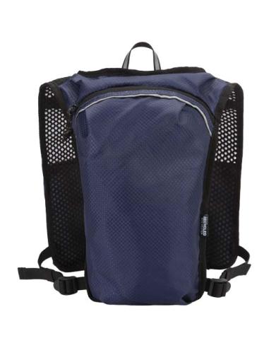 Chaleco de running de material reciclado con certificado GRS y mochila de hidratación de 5 L N55890031