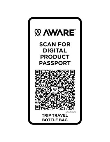 Bolsa para botellas de viaje reciclada de 2 litros N09567021