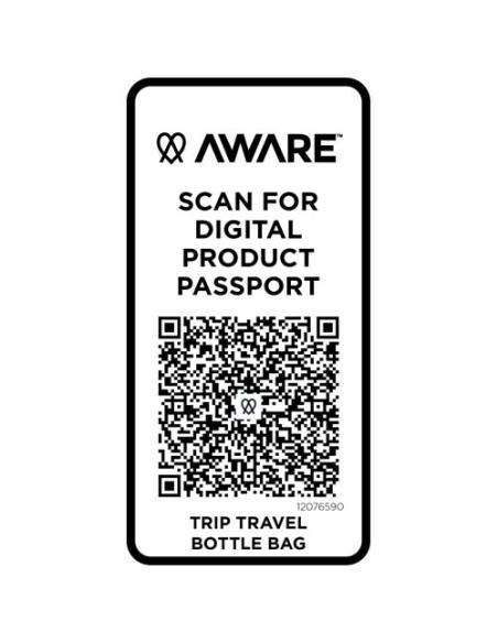 Bolsa para botellas de viaje reciclada de 2 litros N09567021