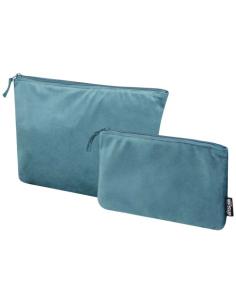 Set de neceseres de terciopelo reciclado con certificado GRS N22967021