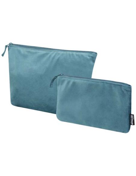 Set de neceseres de terciopelo reciclado con certificado GRS N46967021
