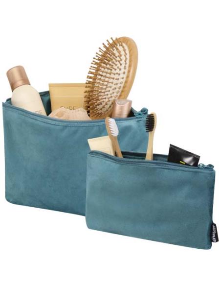 Set de neceseres de terciopelo reciclado con certificado GRS N46967021