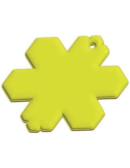 Colgante de PVC reflectante en forma de copo de nieve H-10 N31890RP1