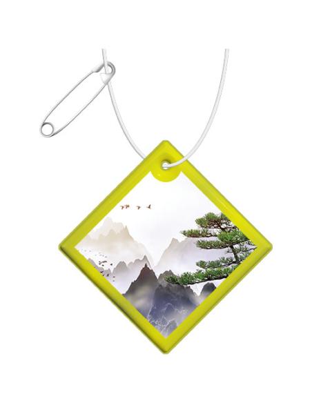 Colgante de PVC reflectante en forma de diamante grande H-20 N31621RP1