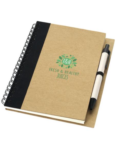 Libreta de papel reciclado con bolígrafo N10862601