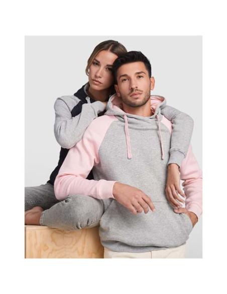 Sudadera con capucha bicolor unisex N06B8501R