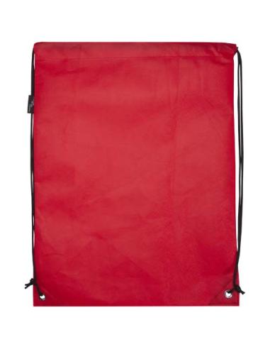 Bolsa de tela sin tejer de material reciclado GRS con cordón de 5 l N12080031