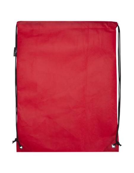 Bolsa de tela sin tejer de material reciclado GRS con cordón de 5 l N12080031