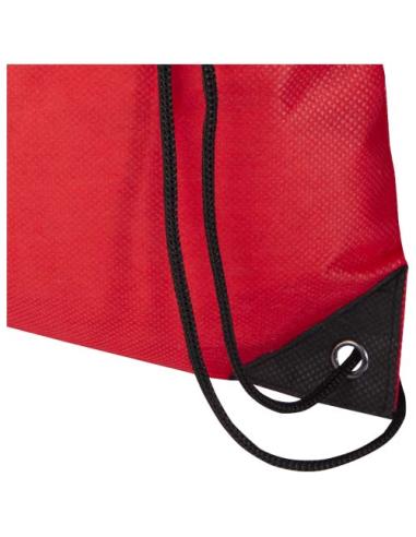 Bolsa de tela sin tejer de material reciclado GRS con cordón de 5 l N12080031