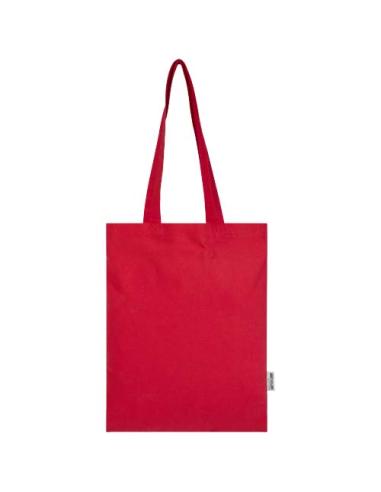 Bolsa Tote de 7 L de algodón reciclado de 140 g/m² con certificado GRS N12067021