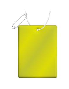 Colgante rectangular ligero de PVC reflectante, tamaño grande N10531RP1