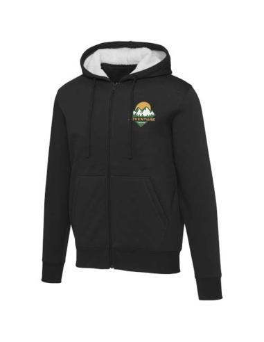 Sudadera sherpa con cremallera completa y capucha N00970593