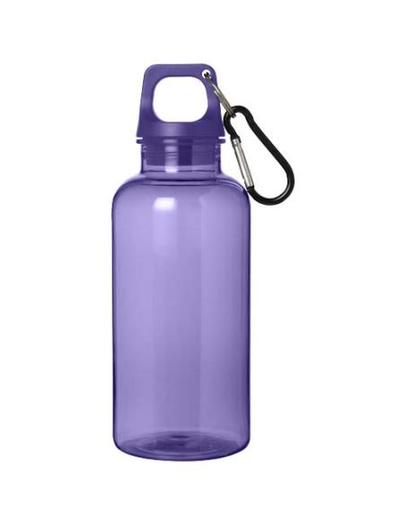 Bidón de 400 ml de plástico reciclado con mosquetón y certificación RCS N73877001