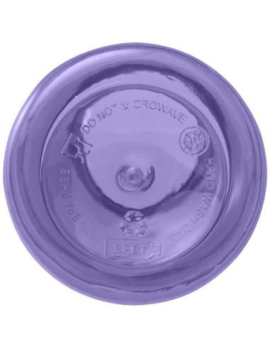 Bidón de 400 ml de plástico reciclado con mosquetón y certificación RCS N73877001