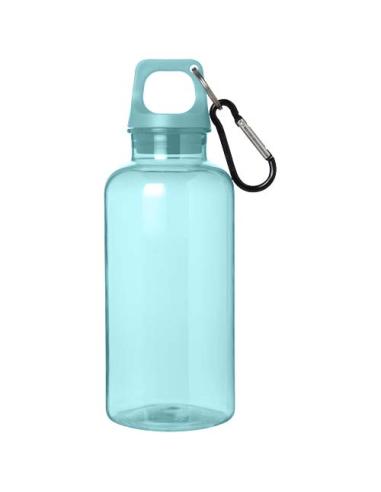 Bidón de 400 ml de plástico reciclado con mosquetón y certificación RCS N15877001