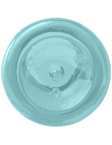 Bidón de 400 ml de plástico reciclado con mosquetón y certificación RCS N15877001