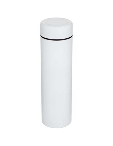 Termo de acero inoxidable de doble pared de 450 ml con colador de té N10628001