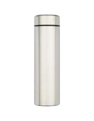 Termo de acero inoxidable de doble pared de 450 ml con colador de té N18628001