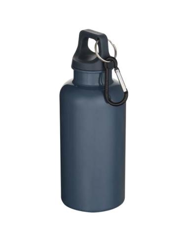 Botella de 400 ml de color liso de plástico reciclado con certificado RCS y mosquetón N55368001