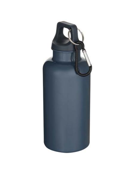 Botella de 400 ml de color liso de plástico reciclado con certificado RCS y mosquetón N55368001