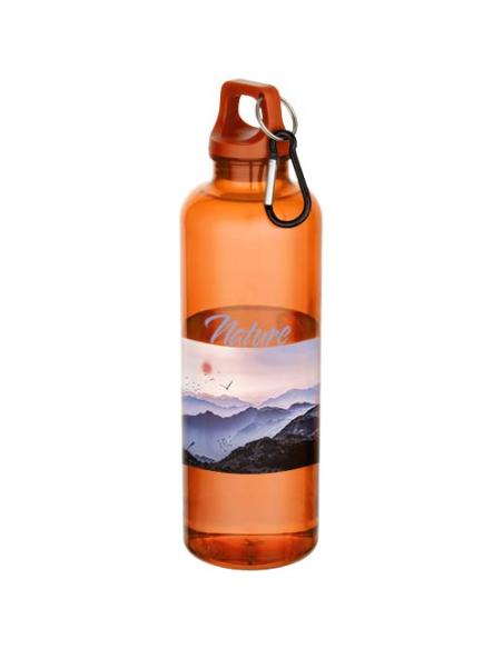 Bidón de 750 ml de plástico reciclado con certificado RCS y mosquetón N13778001