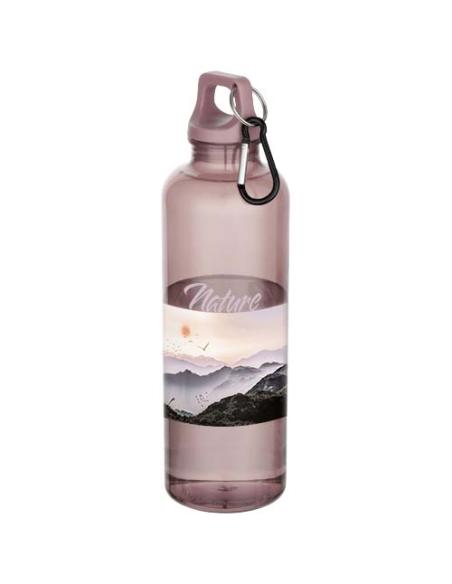 Bidón de 750 ml de plástico reciclado con certificado RCS y mosquetón N04778001