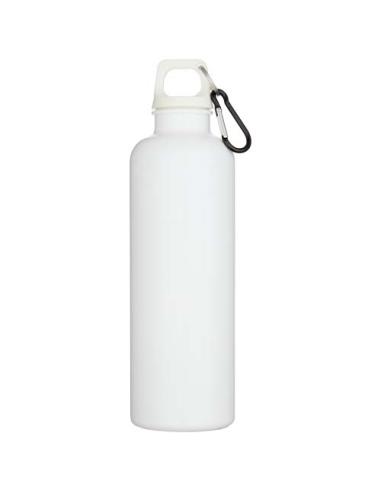 Botella de 750 ml con mosquetón en color liso de plástico reciclado con certificado RCS N10878001