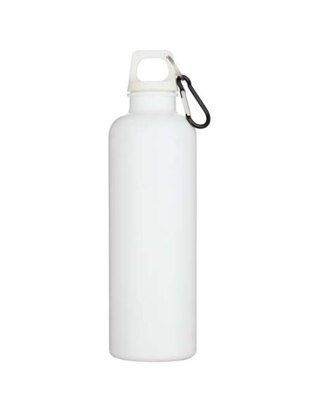 Botella de 750 ml con mosquetón en color liso de plástico reciclado con certificado RCS N10878001