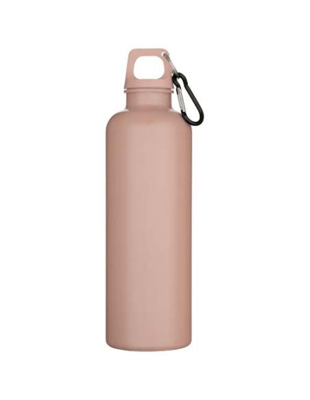 Botella de 750 ml con mosquetón en color liso de plástico reciclado con certificado RCS N04878001