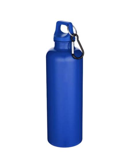 Botella de 750 ml con mosquetón en color liso de plástico reciclado con certificado RCS N35878001