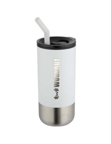 Vaso con aislamiento de 480 ml con certificado RCS y pajita N10819001