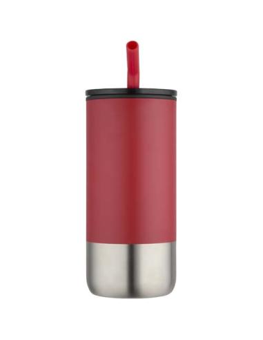 Vaso con aislamiento de 480 ml con certificado RCS y pajita N12819001