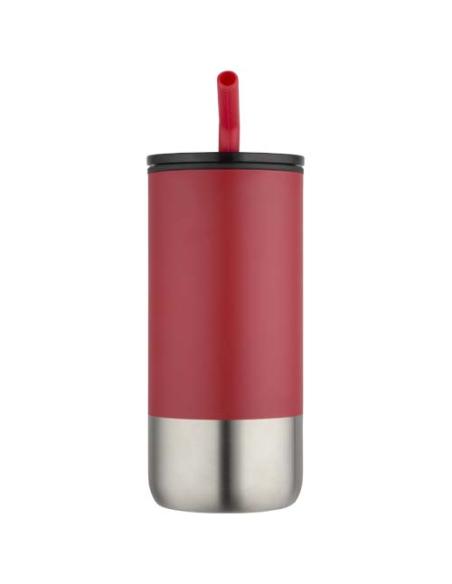 Vaso con aislamiento de 480 ml con certificado RCS y pajita N12819001