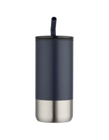 Vaso con aislamiento de 480 ml con certificado RCS y pajita N55819001