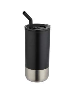 Vaso con aislamiento de 480 ml con certificado RCS y pajita N10819001