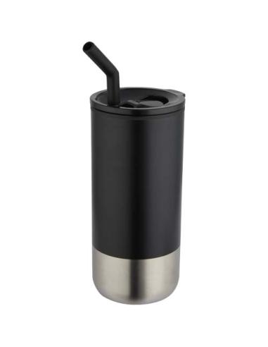 Vaso con aislamiento de 480 ml con certificado RCS y pajita N09819001